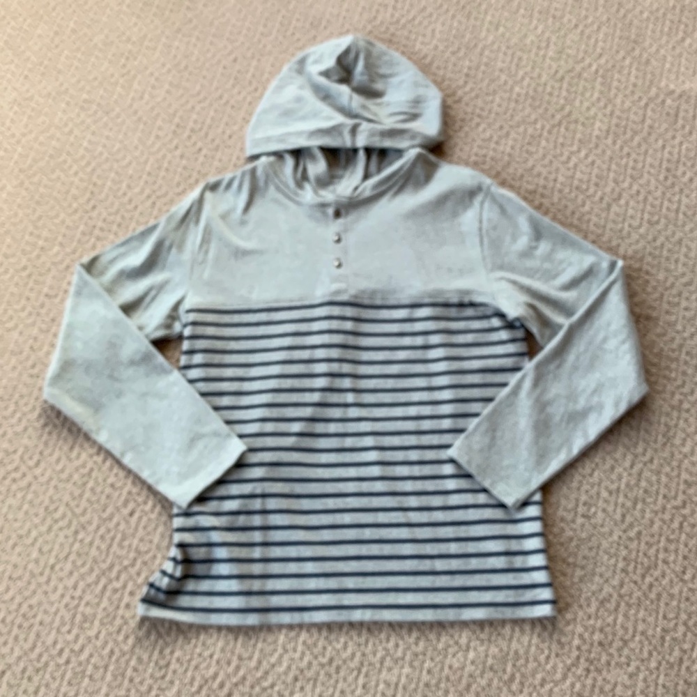 NWT Children’s Place Hooded Stripe T-Shirt